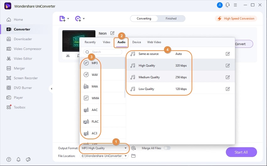 how to convert mpeg4 to mp3