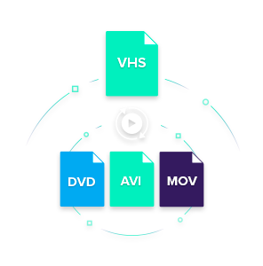 convert vhs tapes to dvd
     to dvd