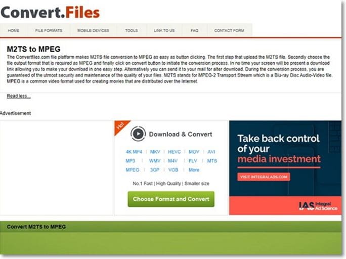 convert mts to mpg online