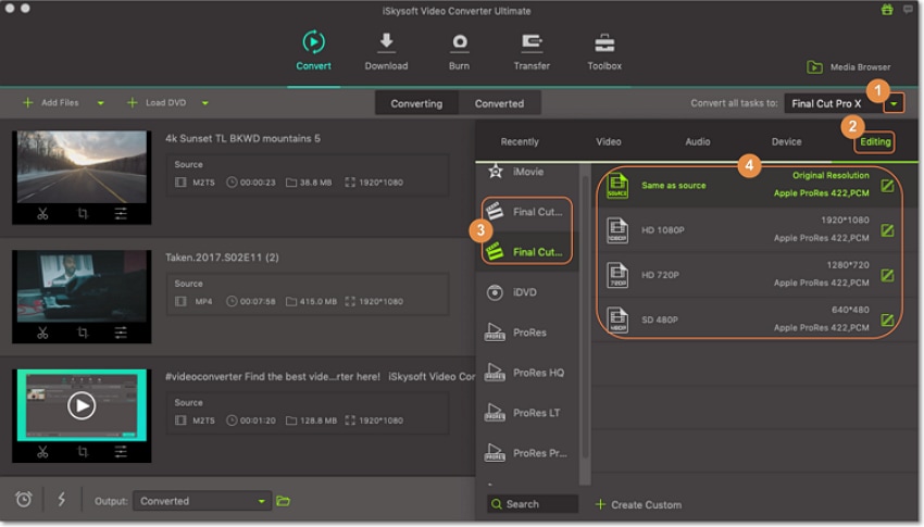 convert mpg to final cut pro