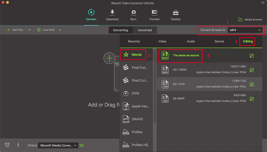 mov to imovie converter