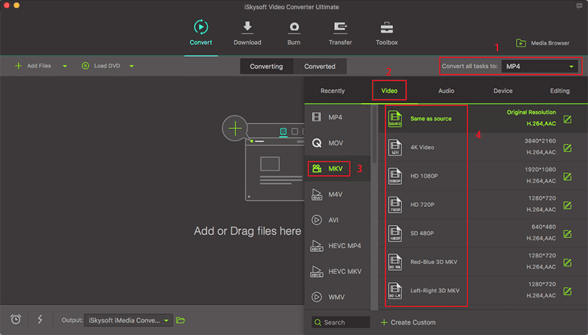 convert avchd to mkv