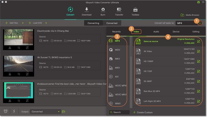 convert camcorder video to mp4