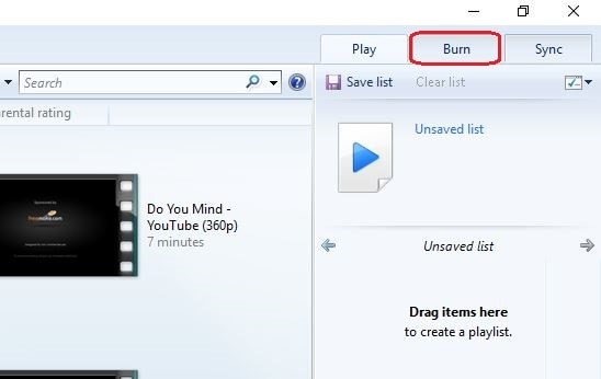 burn mp4 to dvd with windows media player