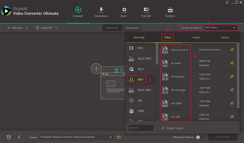 converting mov to mkv