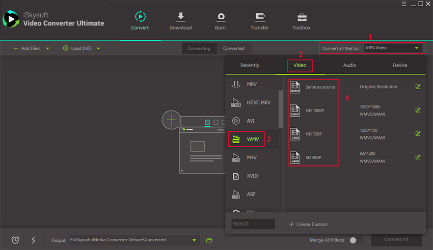 how to convert mov to wmv windows 10 in encoder