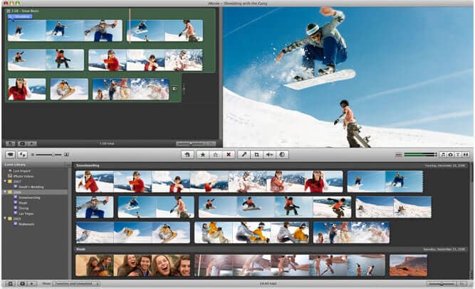 Export von Videos von iMovie nach MP4