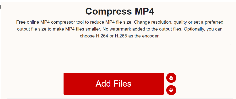 xconvert compress step 1