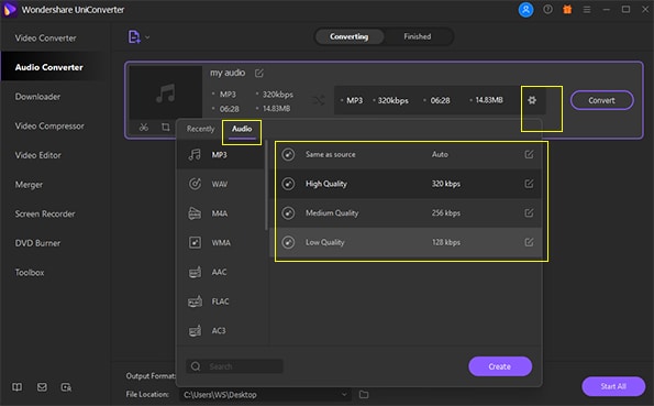 Compress video and audio