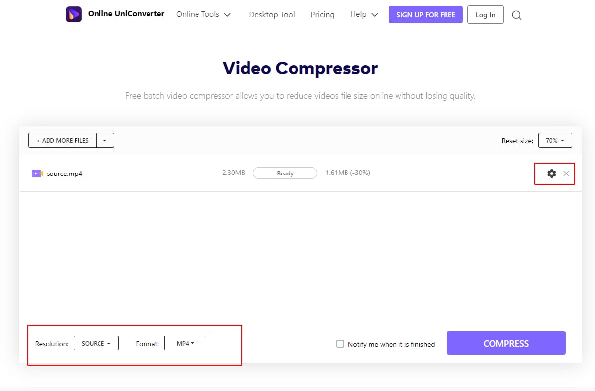 compress video online 2