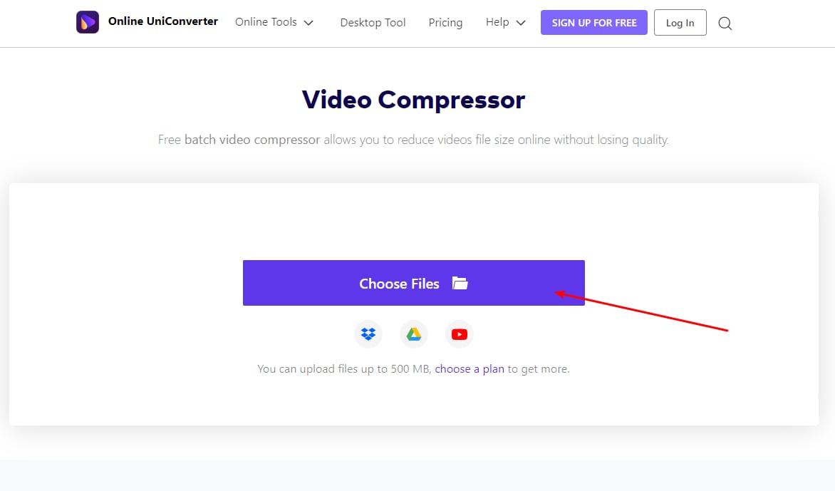 online video compressor