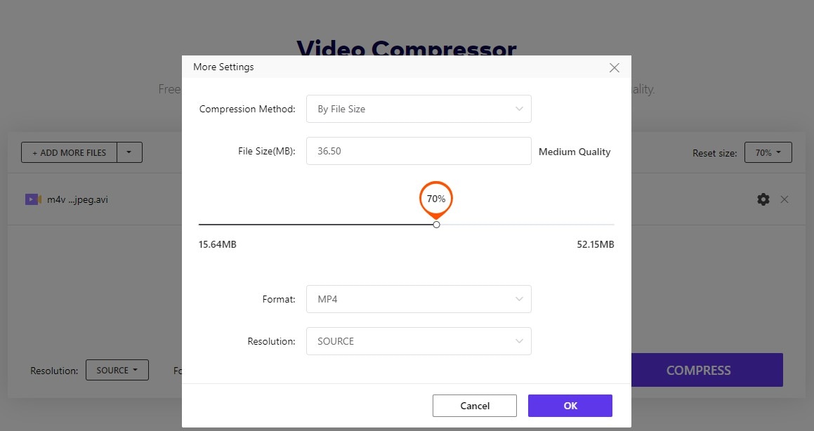 online compressor reduce 2