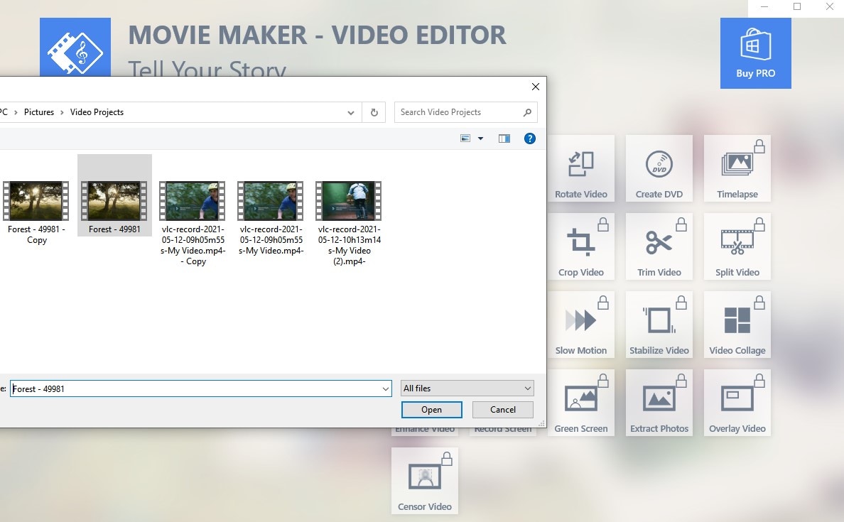 how to crop a video windows