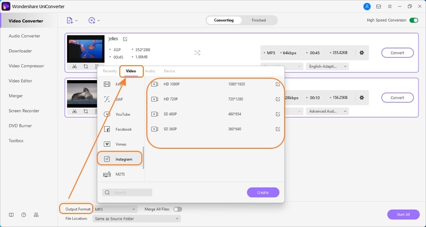 choose-instagram-output-format