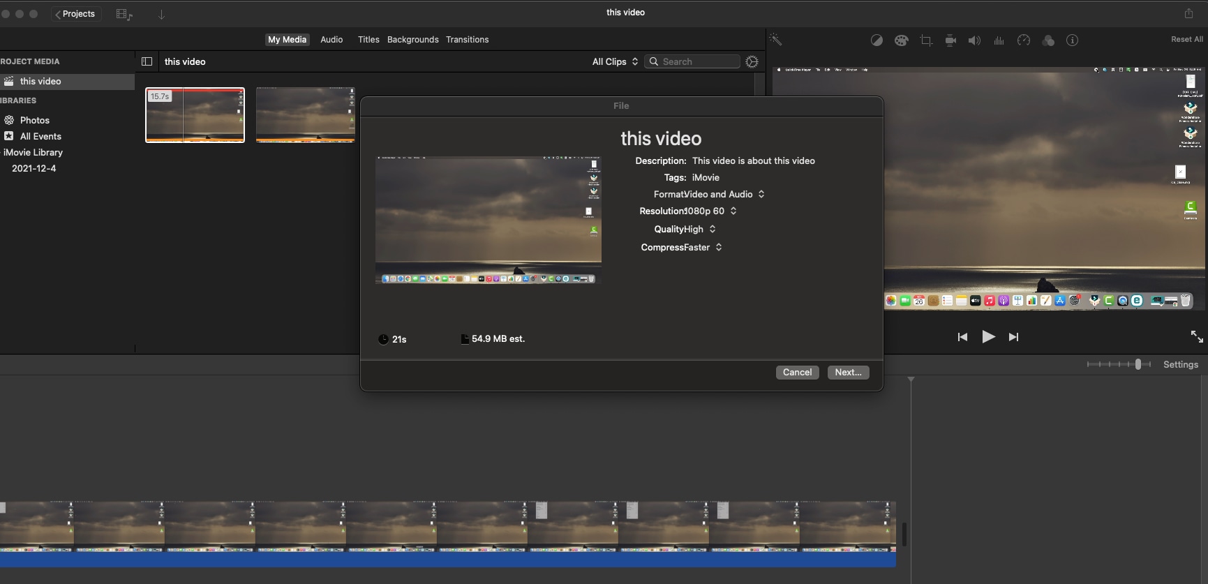 merge videos mac 5