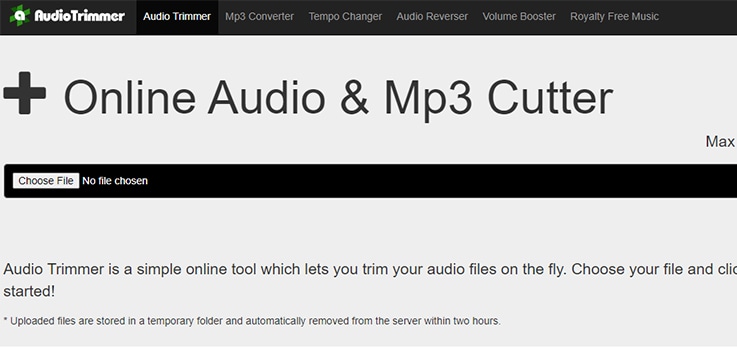 mp3 cutter online files over 300mb