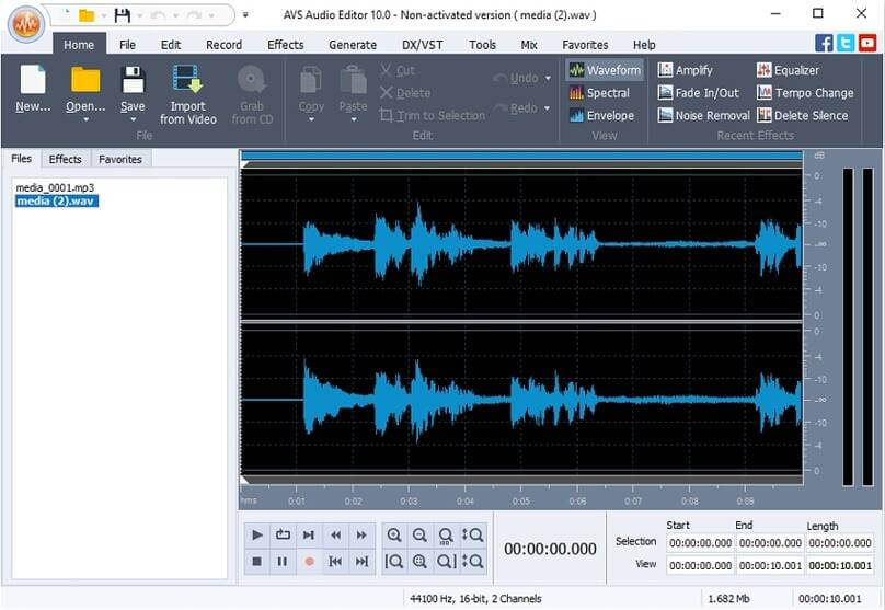 AVS WAV Audio Editor