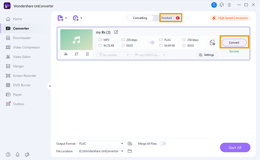 converter mp3 to flac