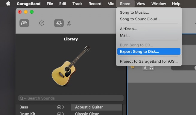 garageband to mp3