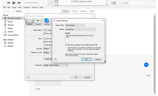 use iTunesto convert mp3 to m4r