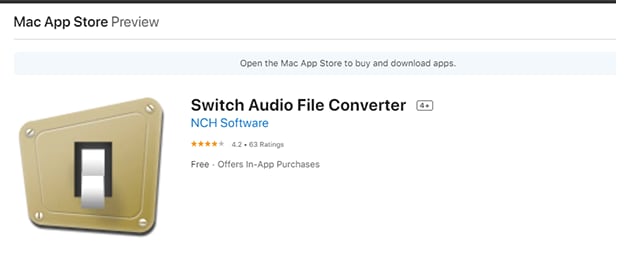 Switch Audio File Converter