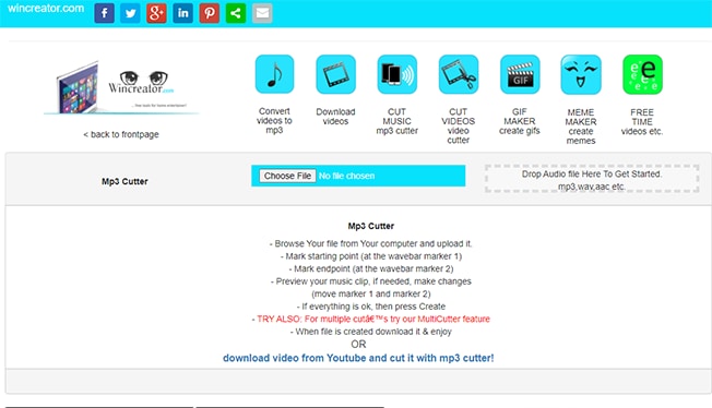 mp3 cutter online high quality