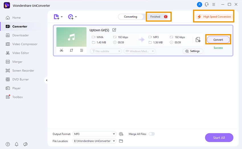 how to convert wma to mp3