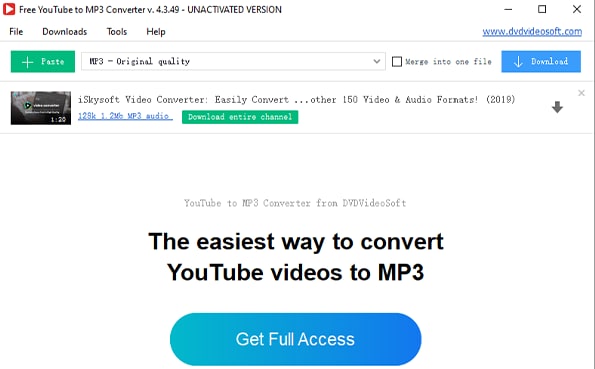 youtube mp3 converter pc