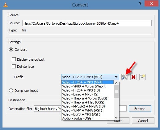 how to convert avi to mp4 in vlc