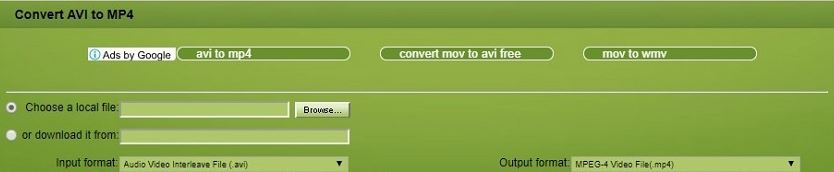 free online convert avi to mp4