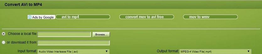 how to convert avi to mov free online