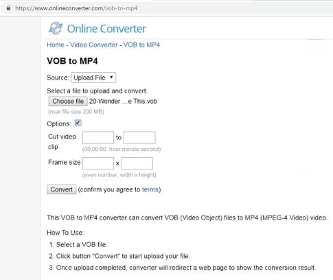 vob to mp4 converter free online