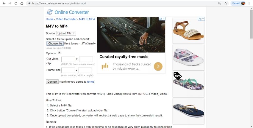 convert m4v to mp4 free online