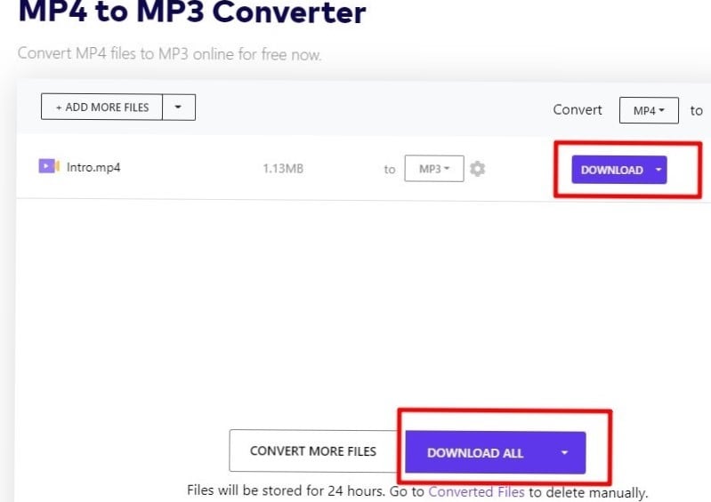 Conver mp4 to mp3 2024 online