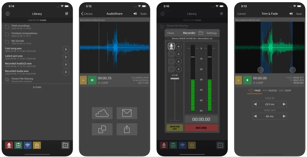 record audio on iphone 4