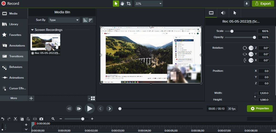webcam recording software mac