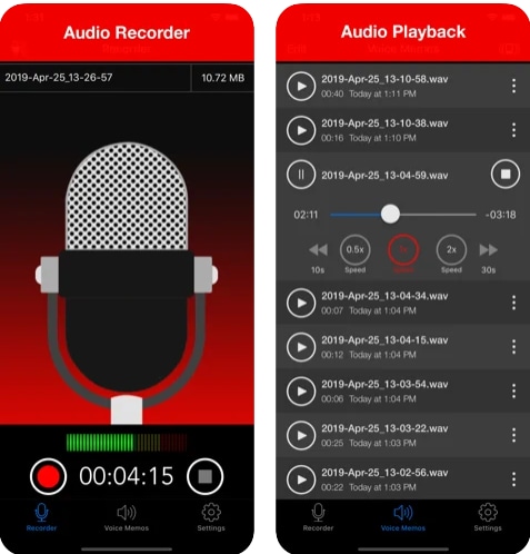 record audio on iphone 2