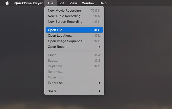 trim video on quicktime