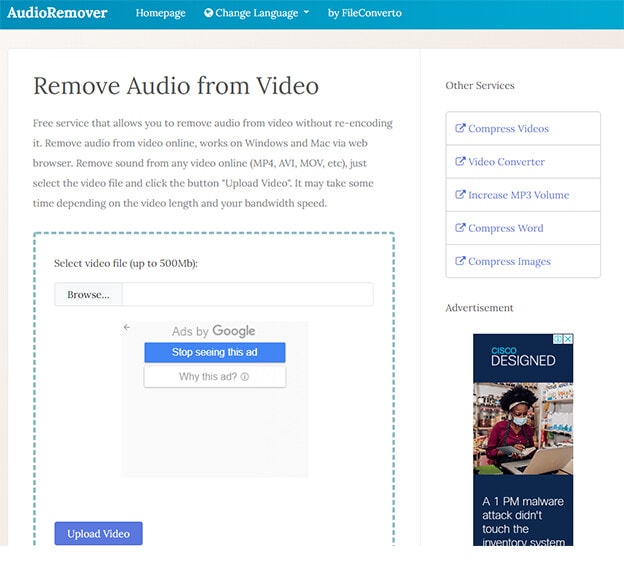 audio remover