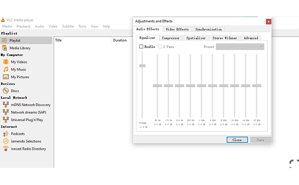 Adjust Audio Effects