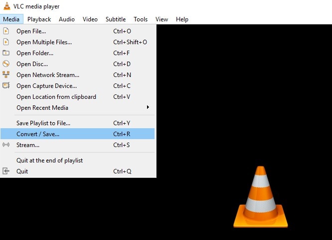 vlc convert mov to mp4