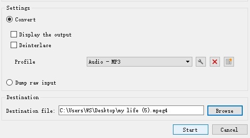 Vlc convert deals to mp3