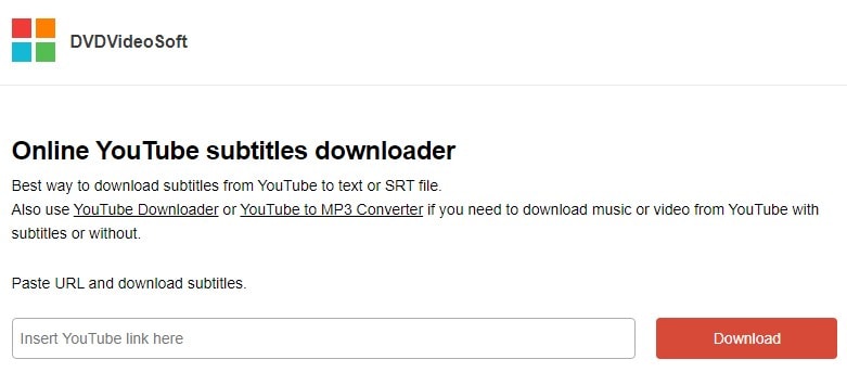 download youtube subtitle with dvdvideosoft