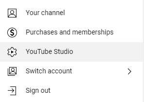 youtube studio