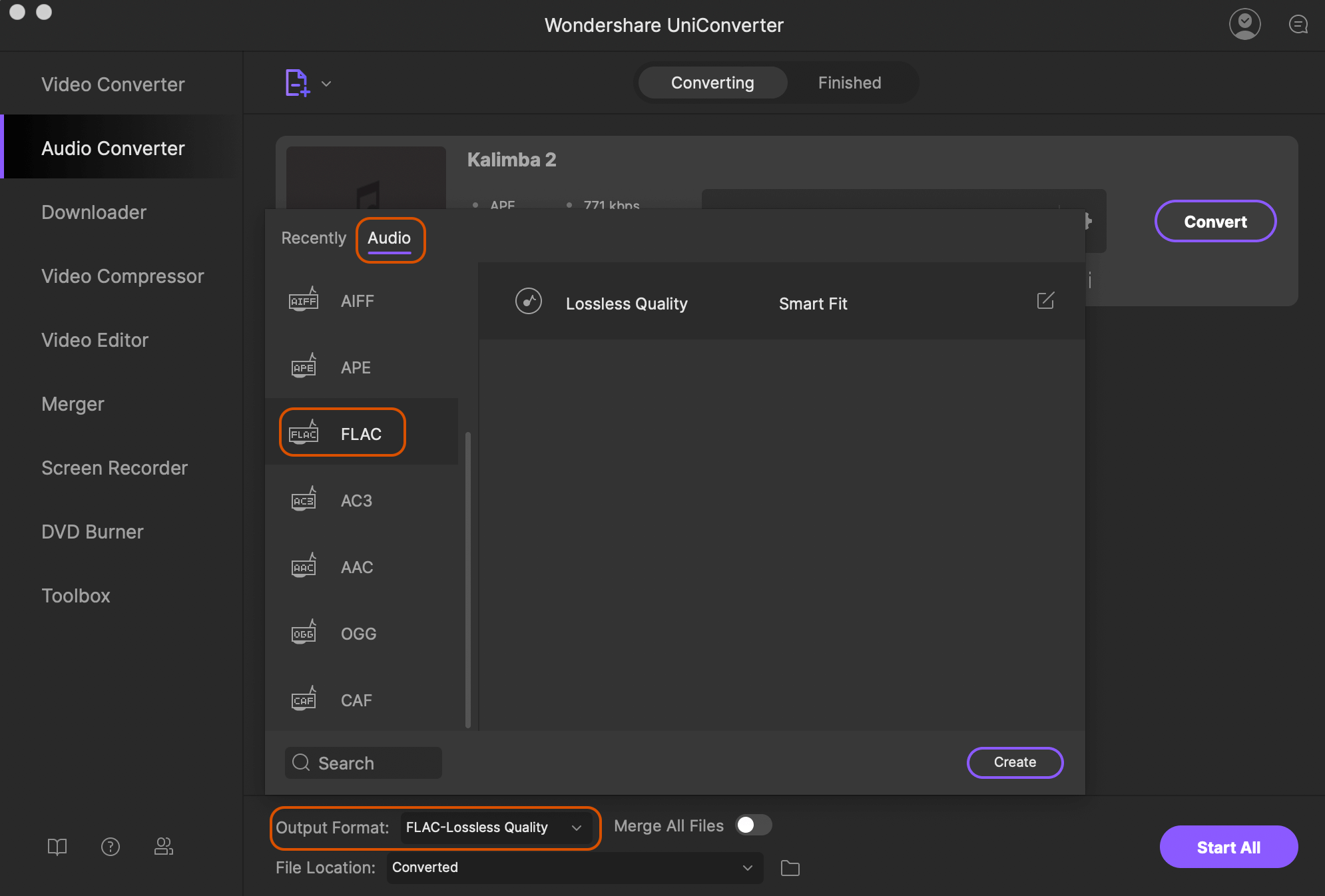 ape to flac converter