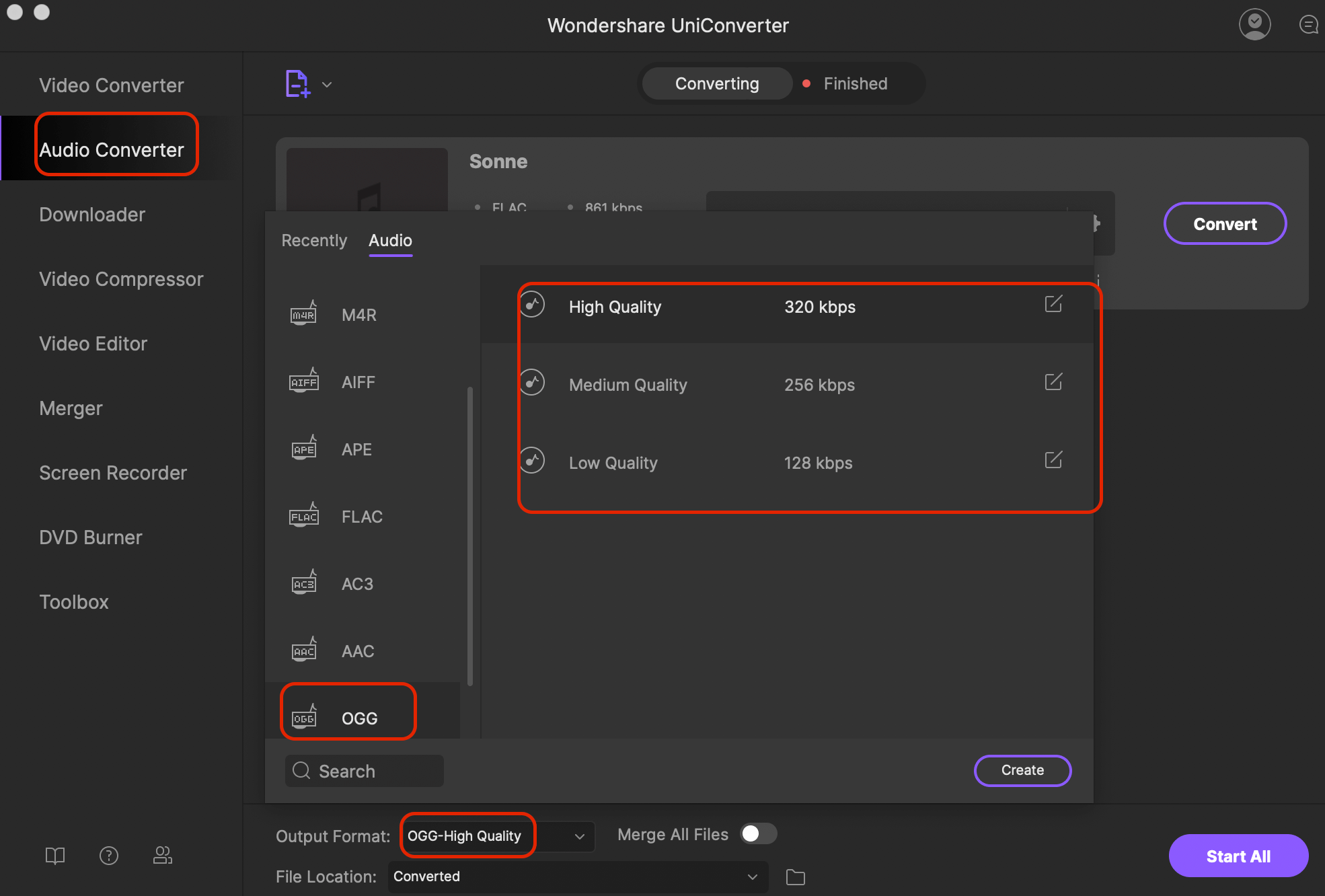 flac to ogg converter