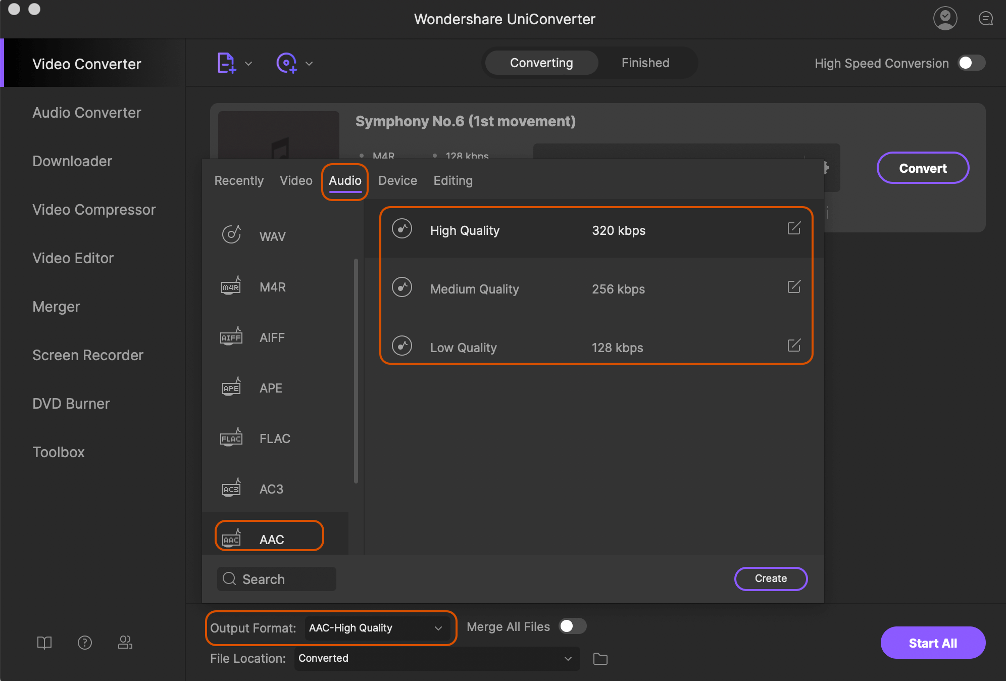 aac to m4r converter