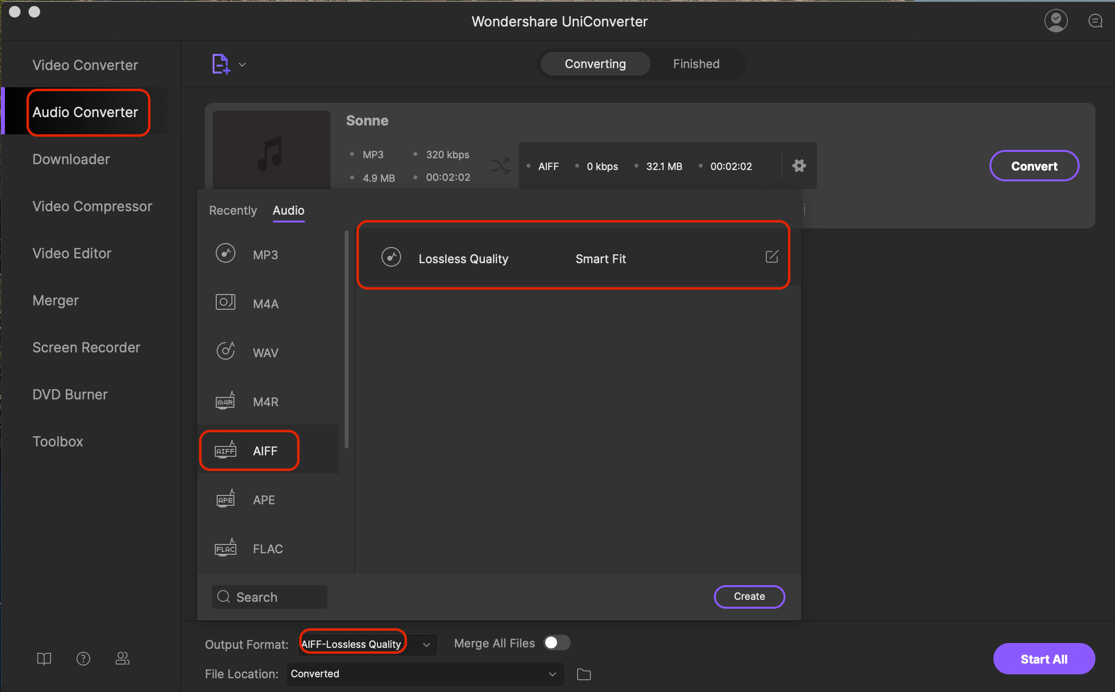 mp3 to aiff converter