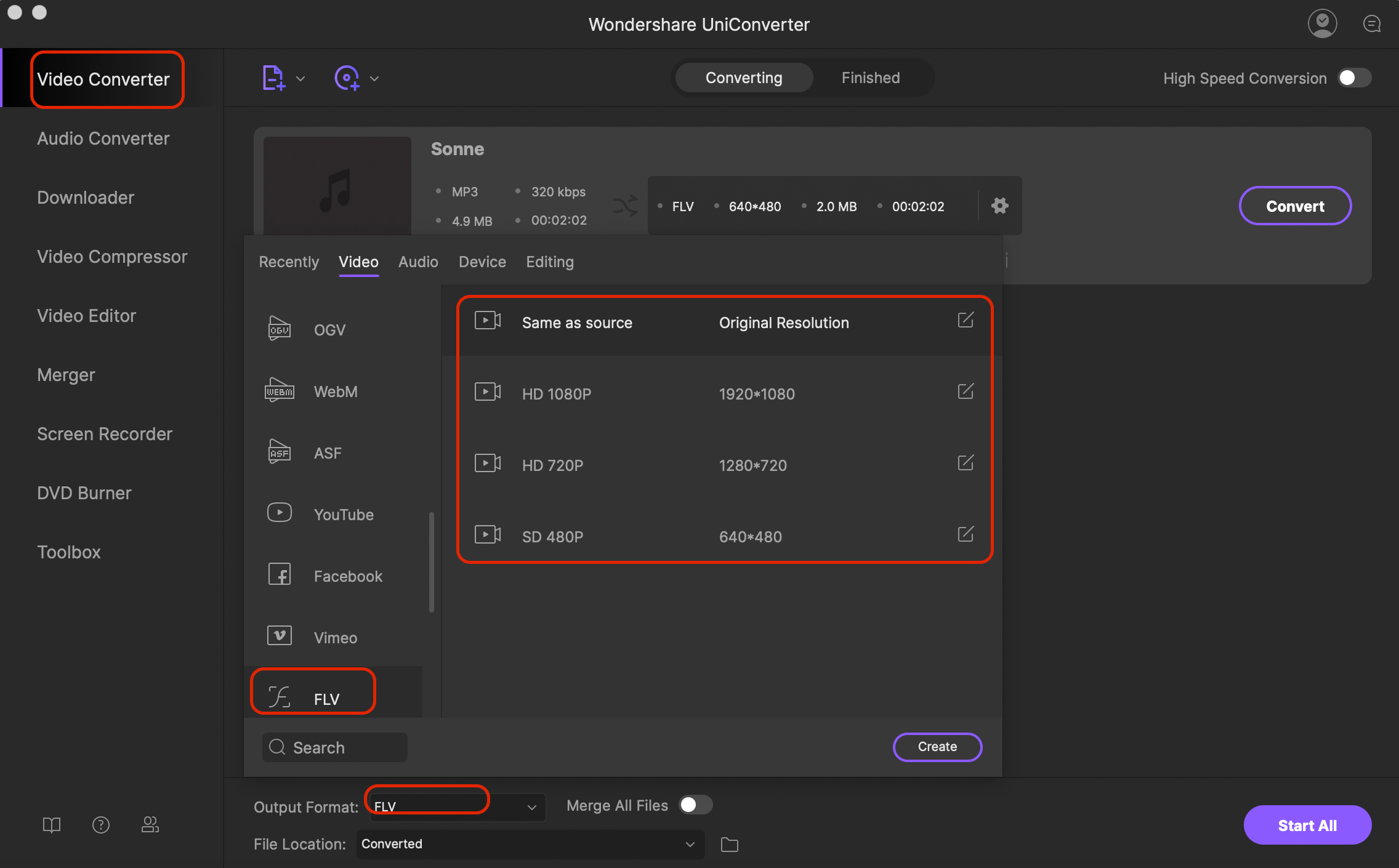 how to convert flv audio to mp3