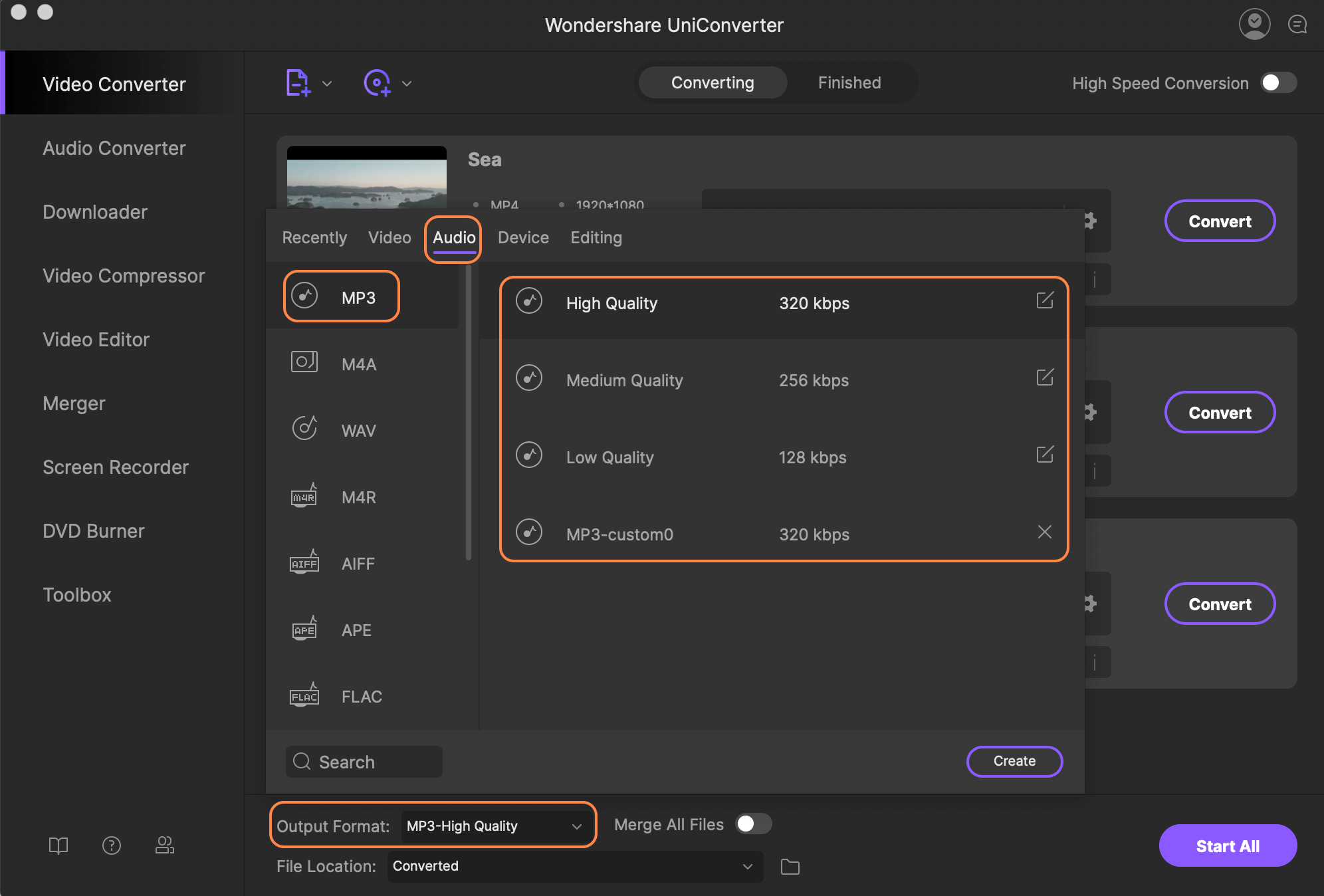 convert youtube to mp3 in 320kbps